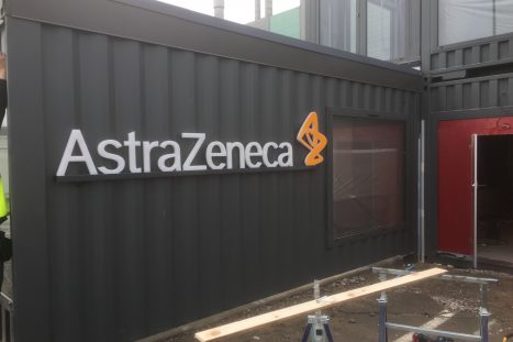 Containers bureaux AstraZeneca